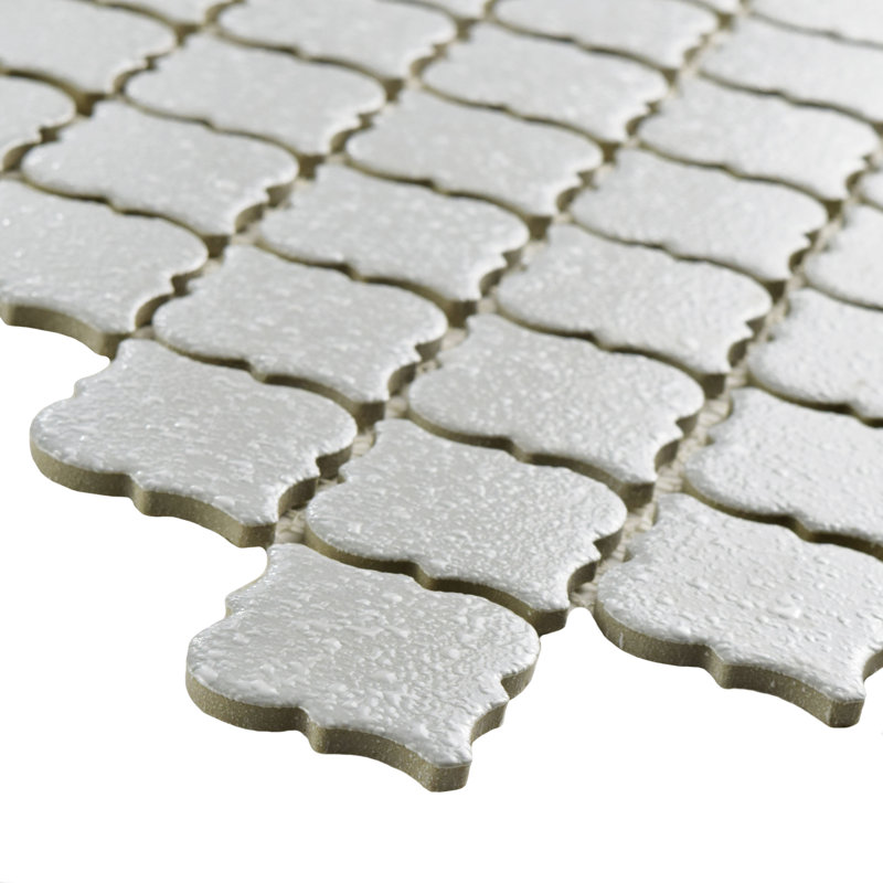 Hudson Tangier 2" x 2" Porcelain Mosaic Wall & Floor Tile, Gray