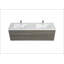 Meuble-lavabo mural 72 po avec lavabo 72 po, lavabo mural mural moderne avec lavabo en résine et quatre tiroirs à fermeture douce-1802117080