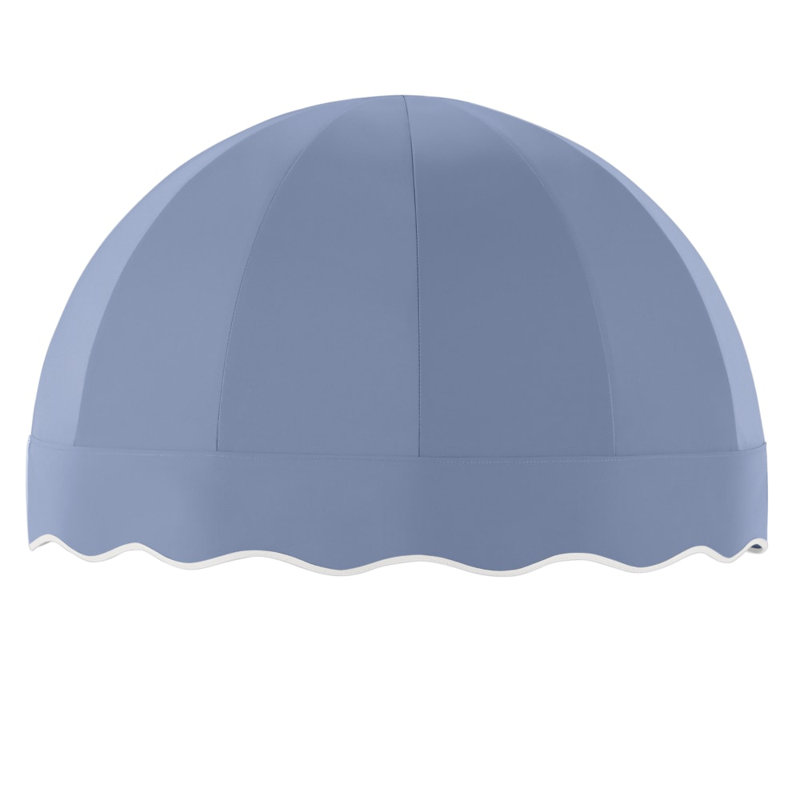 Auvent fixe en tissu acrylique Bostonian Awntech, H 26,25 po x l 40,5 po x P 20,25 po, Bleu cendré