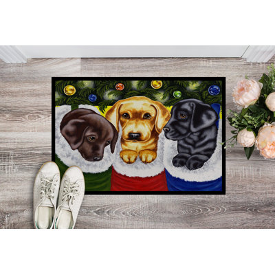 Speake Non-Slip Christmas Outdoor Doormat