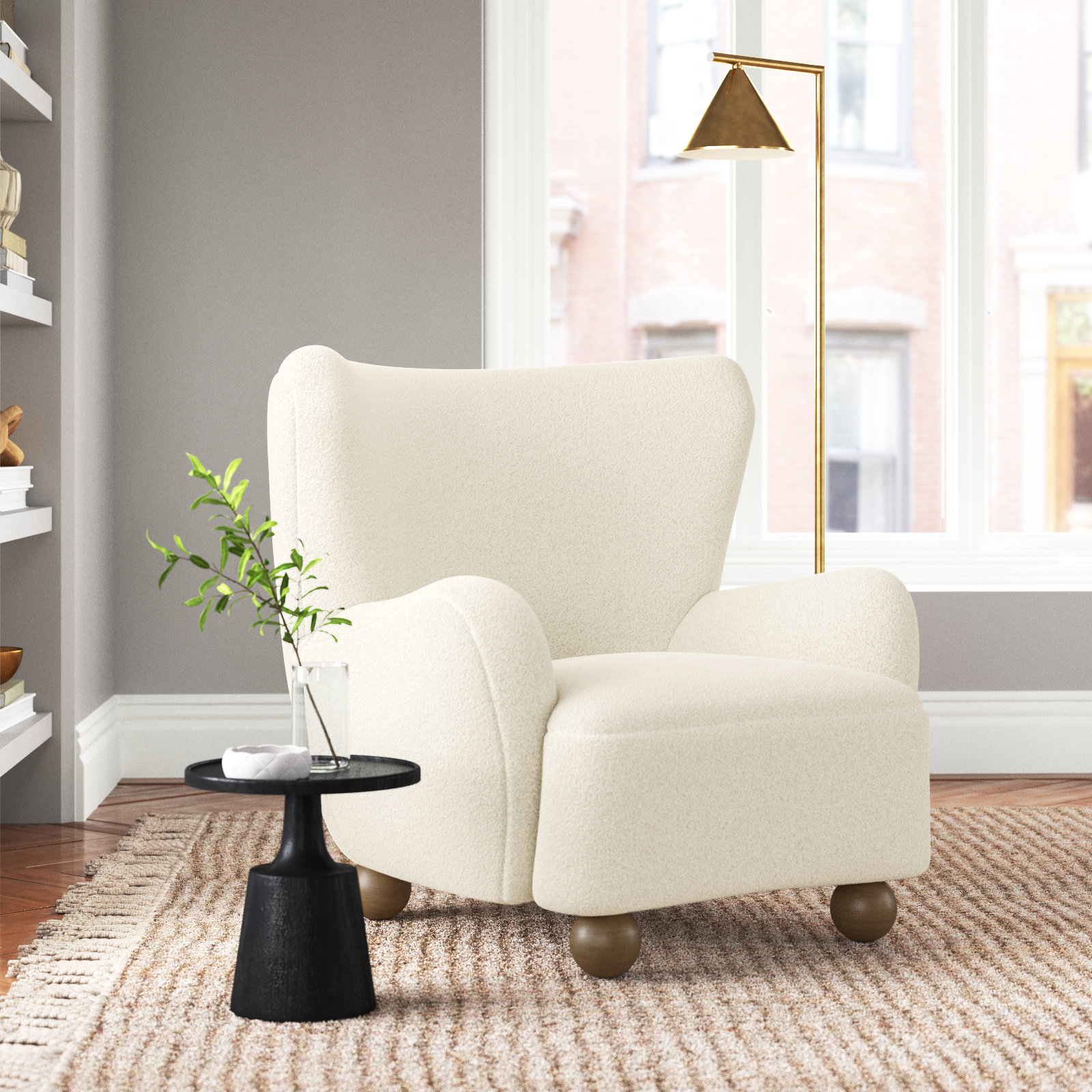  Cardamom Wingback Upholstered Chair