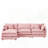 3-Seater Comfy Cloud Couches With Movable Ottoman-366881468
