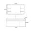 Simple and light luxury bathroom cabinet