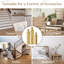 Grand vase de plancher en métal Medhansh