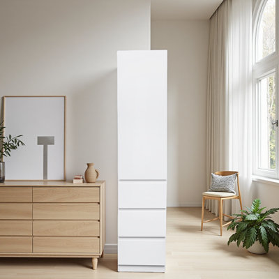 Armoire de rangement pour garde-manger, garde-manger avec portes, tablettes et tiroirs