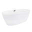 59.1'' x 28.4'' Freestanding Soaking Acrylic Bathtub