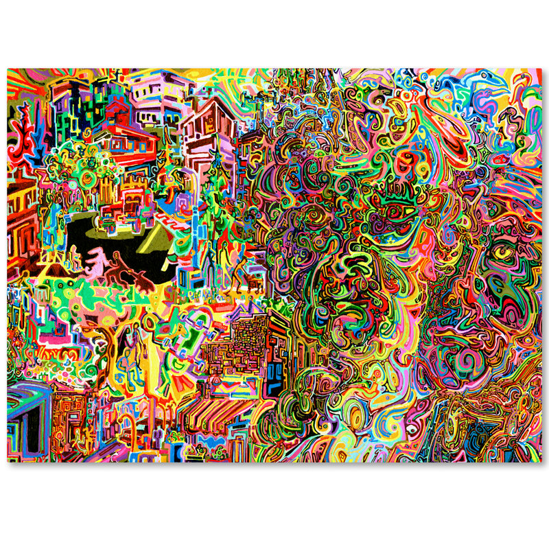 « scenes of vancouver », reproduction d’impression sur toile tendue, H 18 po x l 24 po x P 2 po