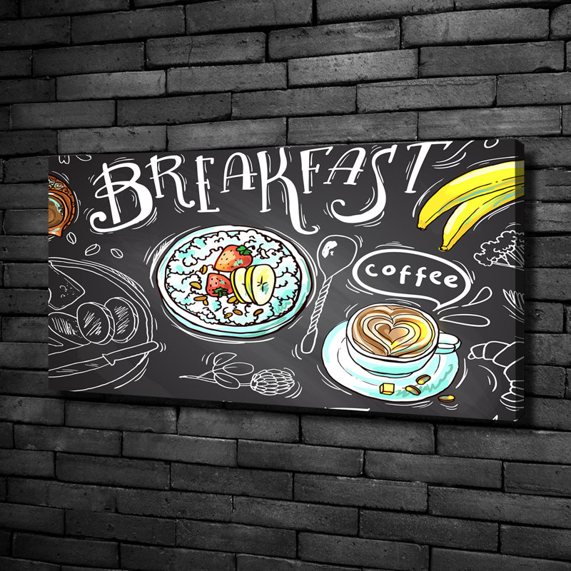 Breakfast - No Frame Print on Canvas
