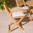 Rowlinson Ashdown Folding 8 Seat Oval Dining Set with Cushions