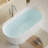 63" X 30" Freestanding Soaking Acrylic Bathtub