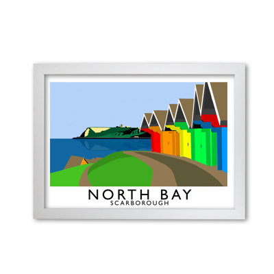 North Bay Scarborough Huts by Richard O'Neill - Print
