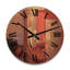 Horloge murale en bois massif Alysiana-715130740
