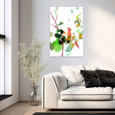 Art contemporain contemporain abstrait coloré, paysage contemporain