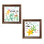 Ensemble de 2 reproductions d’art encadrées océan Splash III & IV-32265065-32457020
