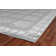 Metro-Velvet Geometric Area Rug in Gray/Ivory