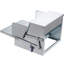 Mangeoire automatique pour poulets, capacité de 25 lb, alimentant 10 poulets jusqu'à 11 jours, mangeoire à volaille en acier galvanisé
