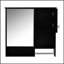 Armoire à pharmacie murale 29 po x 28 po avec miroir et barre à serviettes, solution de rangement compacte pour les salles de bain sans encombrement-134679272