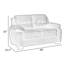 Causeuse confortable à assise moelleuse 1pc