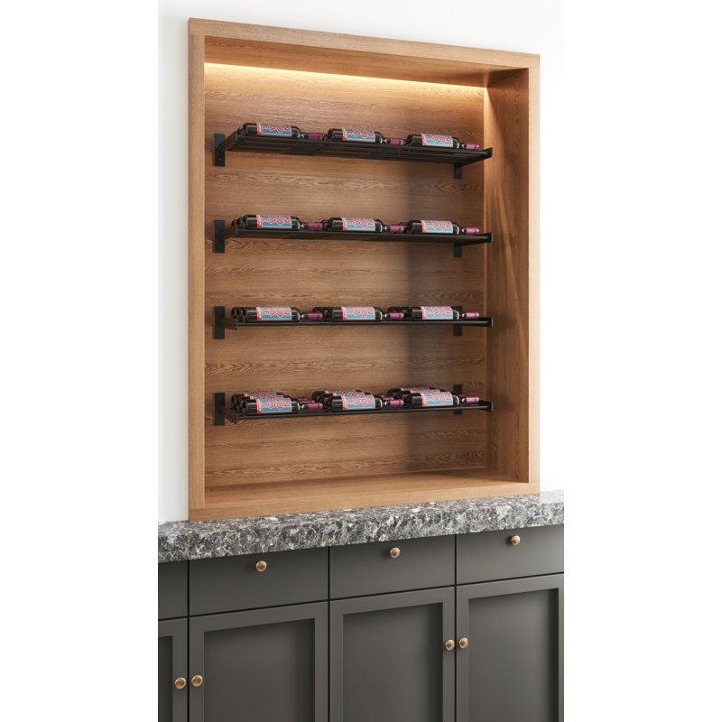 Tiffin Evolution Series Wine Wall Rack 127Mm (9 Bottles), Black