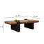 Table basse Jaderious Rustic Farmhouse