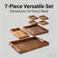 HONGKONGDISHUELECTRONICTECITED Serving Tray Mango Wood Tray