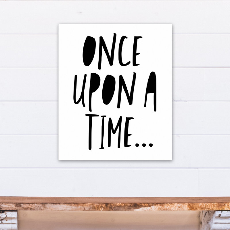 « once on a time », art sur toile Malick, Toile tendue, H 24 po x l 20 po x P 1,25 po