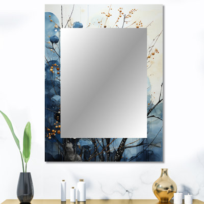«Japon Art Blue Serene Zen Minamlism Landscape II», art mural unique, impression sur toile