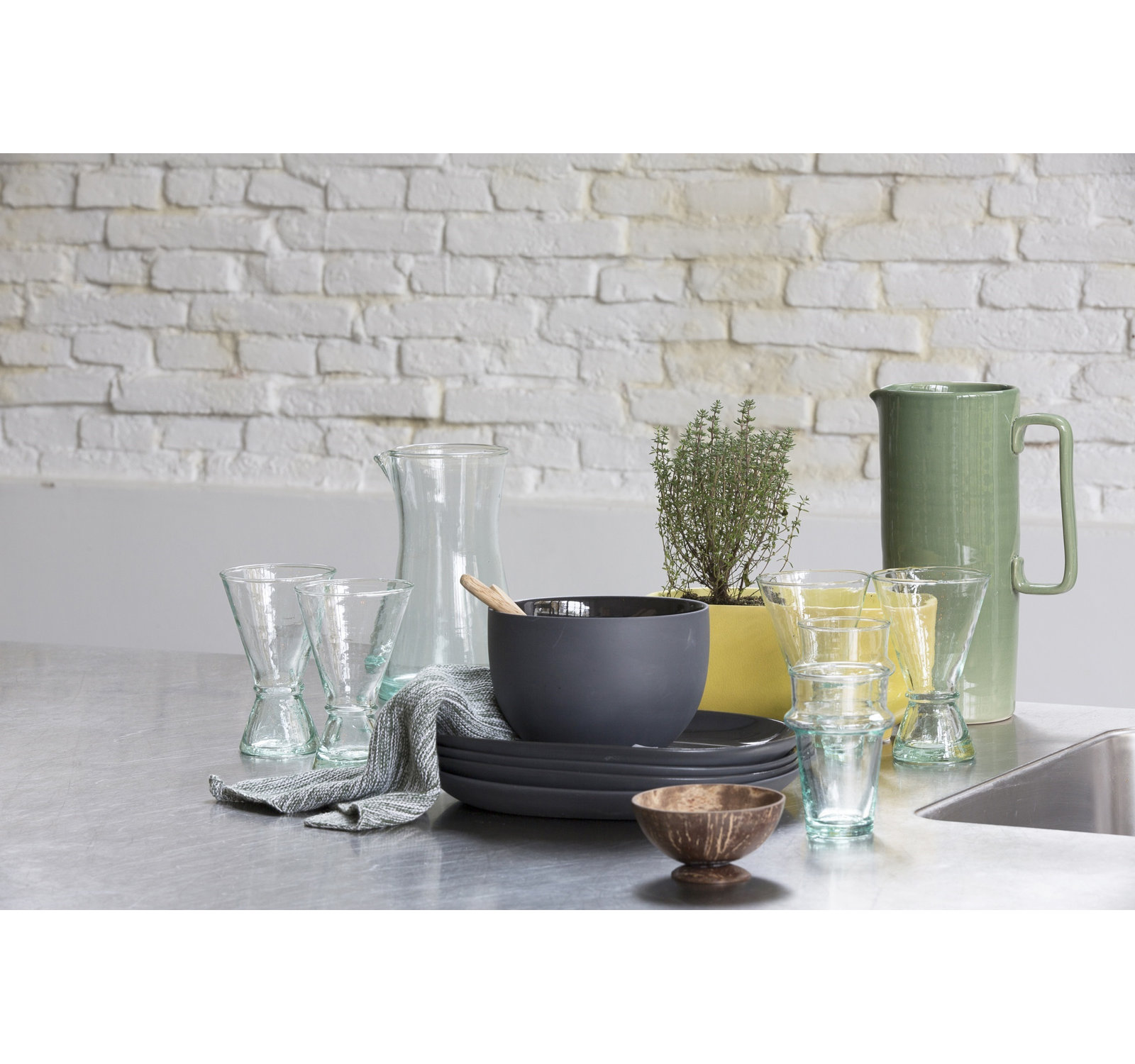 Wilcox Recycled Glass Carafe