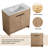 36'' Single Bathroom Vanity with Ceramic Top