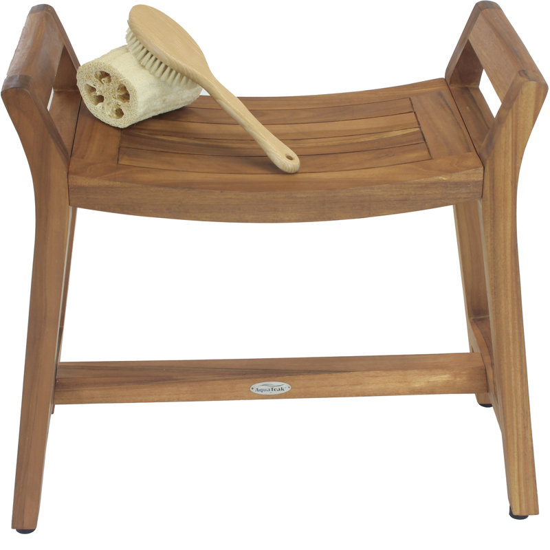 Asia Ascend 26" W Teak Shower Bench