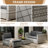 Aadrith Wicker 4 - Person Patio Conversation Set with Cushions-805206680