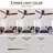 52 Inch Indoor Flush Mount Ceiling Fan With LED Light And Remote Control-1738018656-1738018659