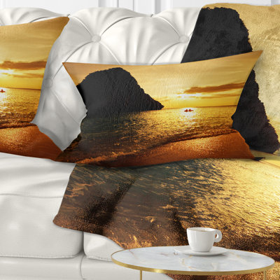 Coussin lombaire en mer tropical
