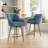Modern Swivel Bar Stool With Backrest, Armrests And Wood Legs - Counter Height Chair For Kitchen Island-63072906-63072918