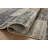 Abstract Machine Woven Polyester Area Rug in Gray/Gold-1265733415