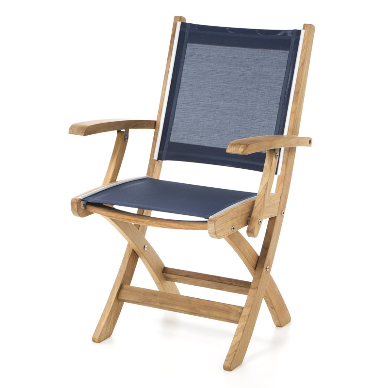 St. Tropez Outdoor Dining Armchair, Blue
