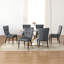 Chaise parsons rembourrée en velours Guitierrez-269339181