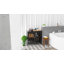 Buffet de rangement Modern Kitchen avec portes et tablettes transparentes