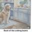 Planche à découper en verre Golden Retriever