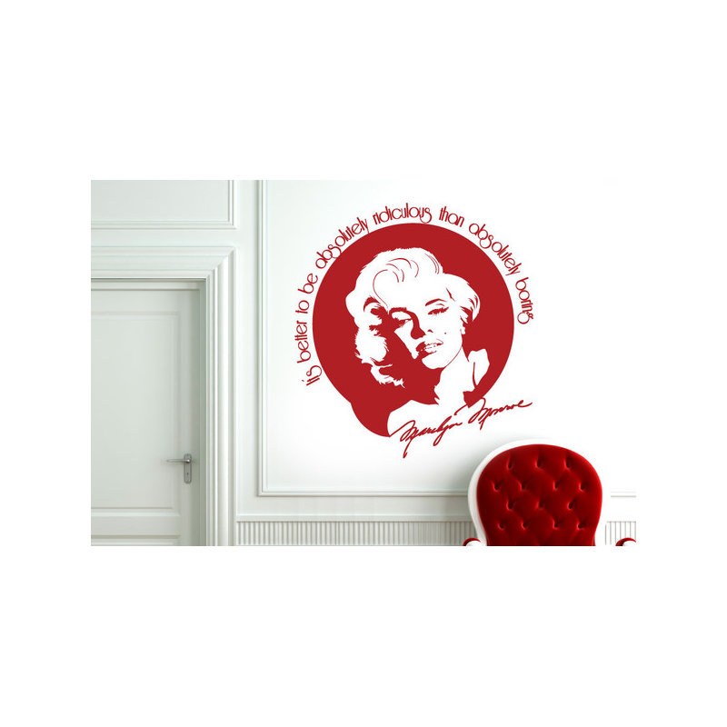 Wall Decal, Dark Red