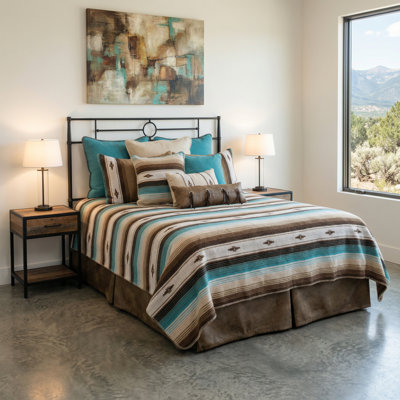 Wooded River Zarape - Bedspread - Super Queen - 96x98