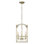 Groark 4 - Light Dimmable Lantern Geometric Chandelier