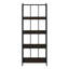 Bookshelf, Bookcase, Etagere, 4 Tier, 62"H, Office, Bedroom, Laminate, Metal