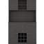 Armoire à café en noir - Buffet avec tablettes supplémentaires. Tiroirs, vin et rangement. Et panneau de particules. Assemblage inclus: tiroirs de garde-manger. Tablettes, instructions rapides-120669138