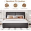 Structure de lit tapissier, lit plateforme avec tête de lit, pas de sommier tapissier, capacité de 900 lb, assemblage facile et silencieux-2104903884-2104903988