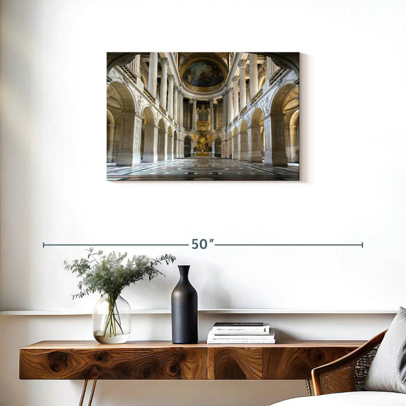 Versailles Interior, 20" H x 30" W