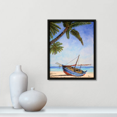 Beached Boat Print by Mike Ragan for 