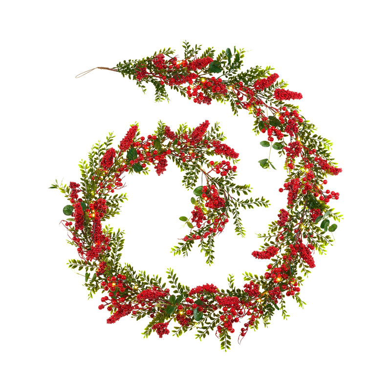 70cm Lighted Faux GARLAND with Lights