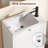16" Bathroom Vanity with Sink, Freestanding Wooden Cabinet with Soft‑Closing Door for Small Spaces-122459165