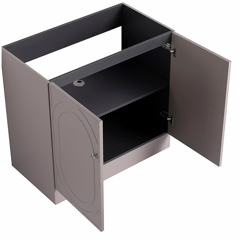 36" Freestanding Bathroom Vanity & 2 Soft-Close Cabinet Doors (KD-Packing)-Excluding Sink